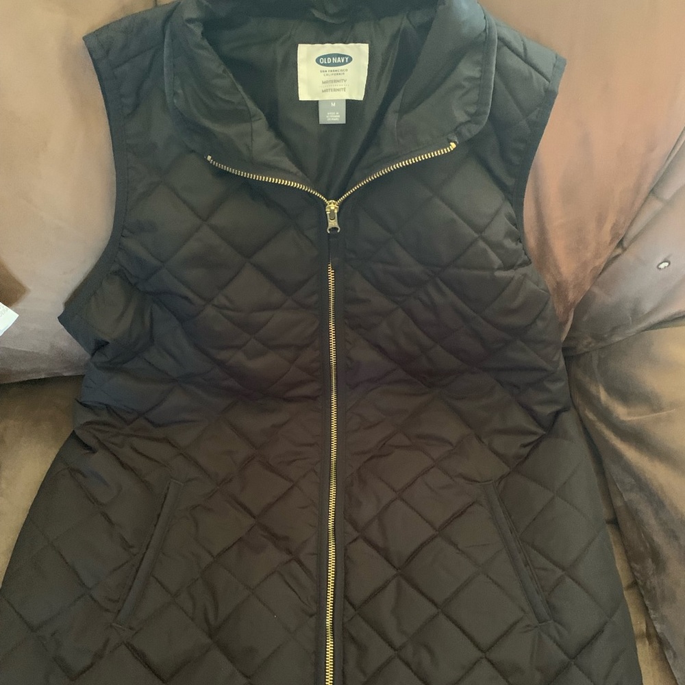 Maternity vest sz med black